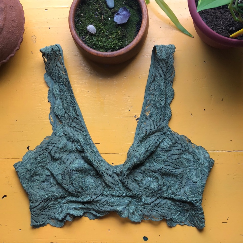 Arie Forest Green Bralet